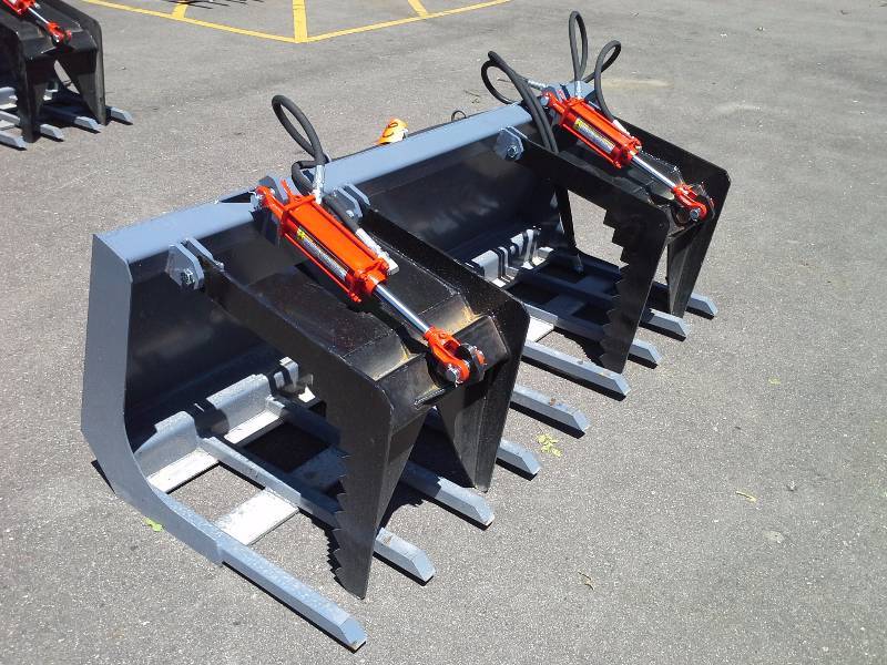 72 Double Grappler Bucket (Skid Steer Attachment)