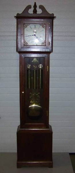 German Made, Cherry Wood, Grandfather Clock | #171 Antique/Vintage ...