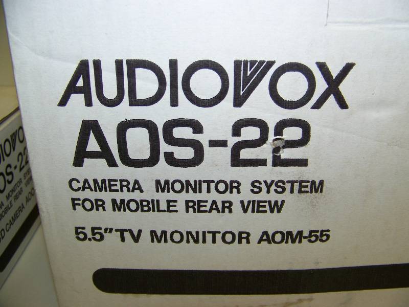 lot 18 image: AudioVox, Camera Monitor System for Mobile Rear View