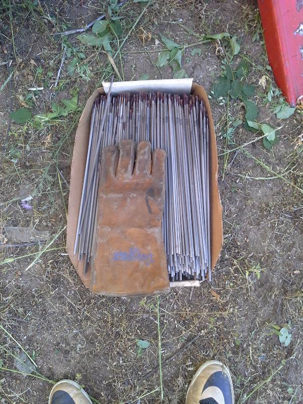 Welding Rods and Glove