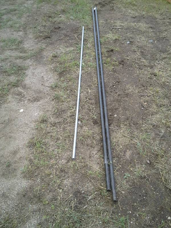 Threaded Pipe (2) and Electrical Conduit.
