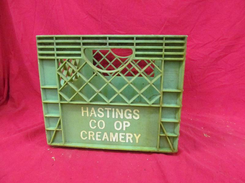 lot 50 image: Hastings coop creamery milk crate