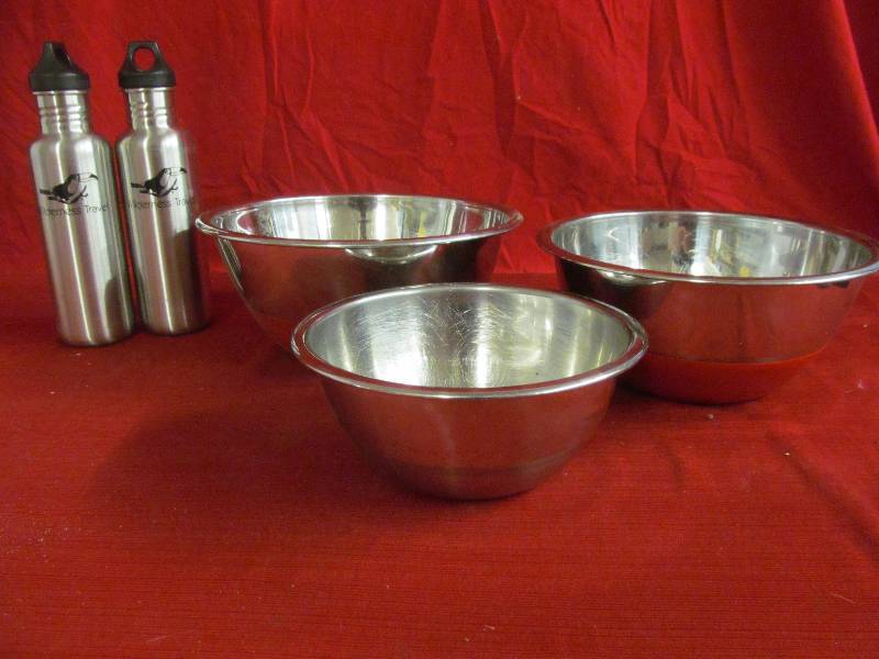 lot 99 image: Stainless Steel Bowls