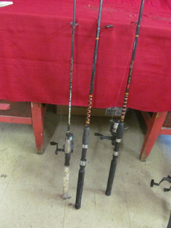 lot 195 image: Fishing RodsReels