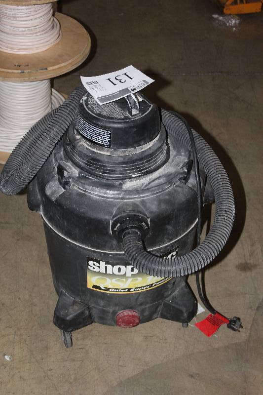 lot 131 image: Shop Vac QSP 12-Gallon WetDry Vacuum