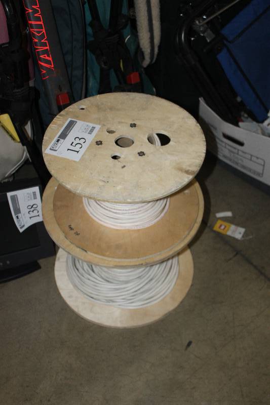 lot 153 image: Lot of (2) Reels of Cable