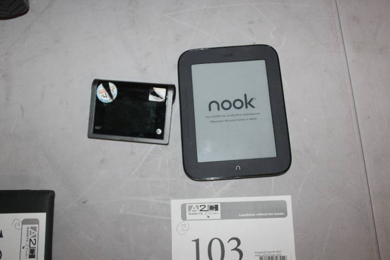 lot 103 image: Lot of (2) Tablets Including 1) AT&T MiFi AND 1) Nook Reader