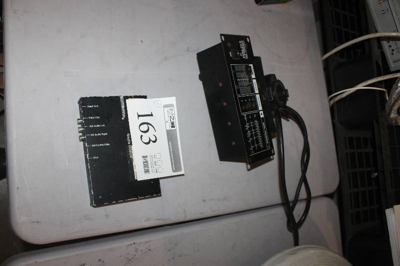 lot 163 image: Lot of (2) Electronics Including 1) Jensen Mobil Electronics Media Module AND 1) American Professionals DJ Machine