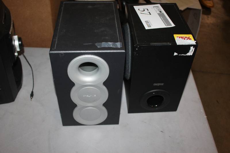 lot 57 image: Lot of (2) Electronics Including 1) Creative Labs Inspire T2900 Computer Speaker AND 1) Creative Labs ITrigue 3400 Computer Speaker