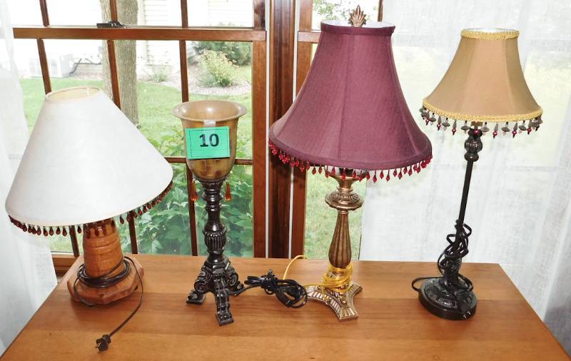 4 decorative fashion lamps