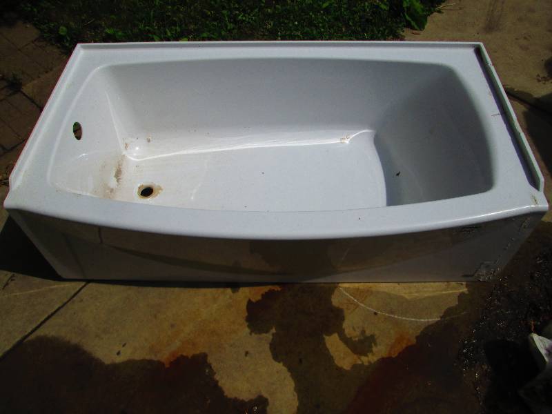 American Standard left drain fiberg...