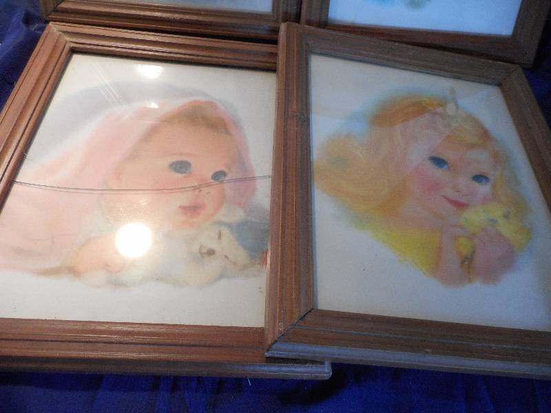 SET OF 4 CHARMIN TOILET PAPER BABYS PICTURES