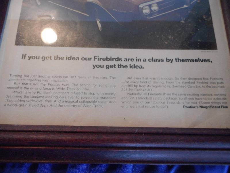 FRAMED CAR INFO