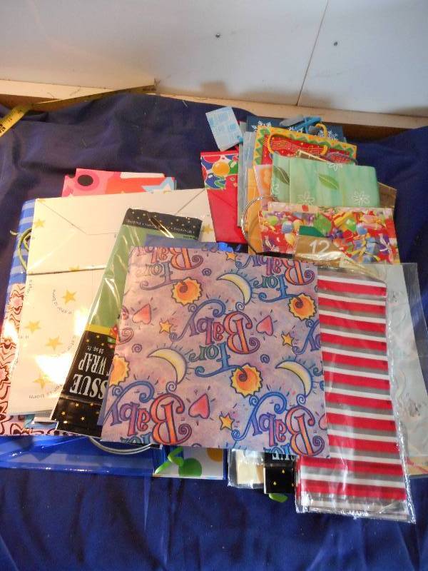 WRAPPING SUPPLIES AND GIFT BAGS