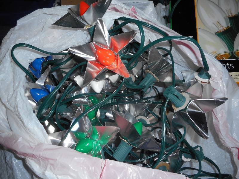 WHOLE CASE OF CHRISTMAS LIGHTS