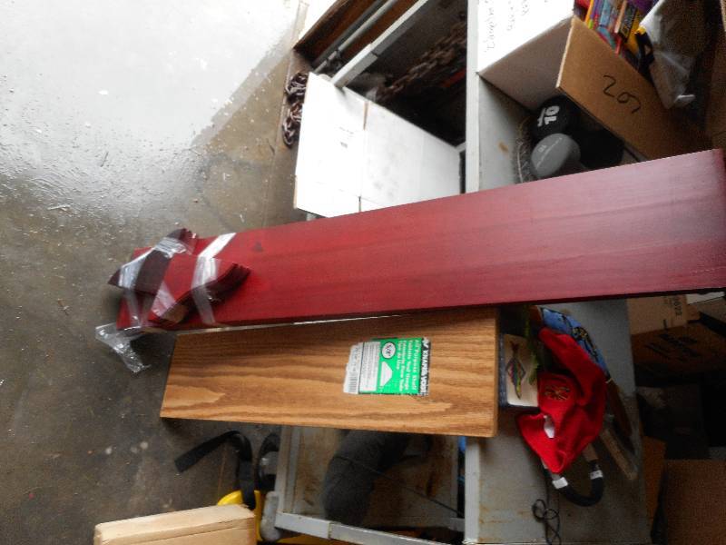 RED WOOD BOOK SHELF