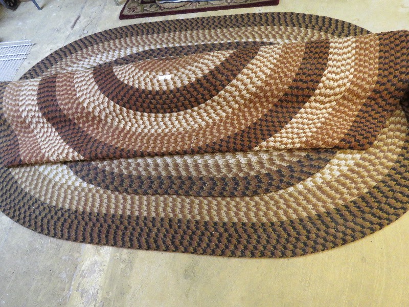 Lot of braided rugs