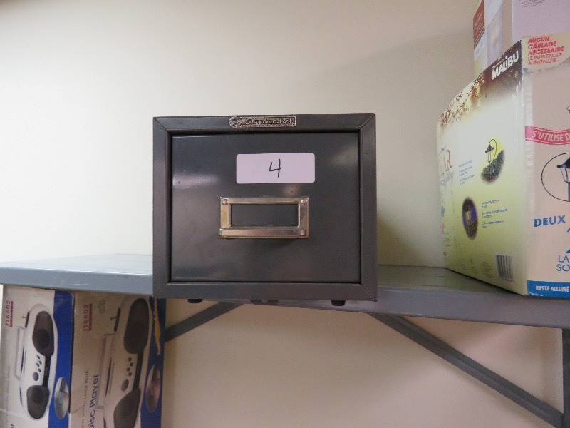 Small Metal File Drawer