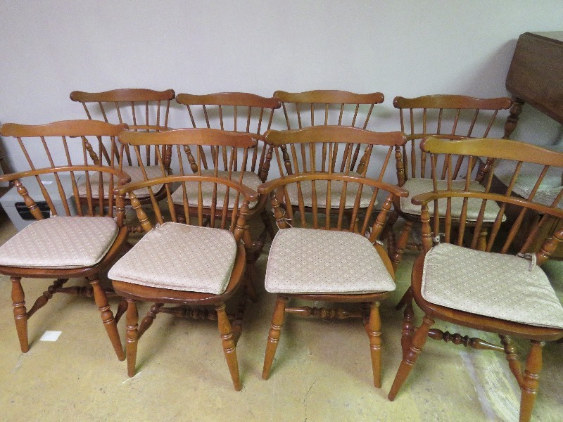 8 Wood Chairs