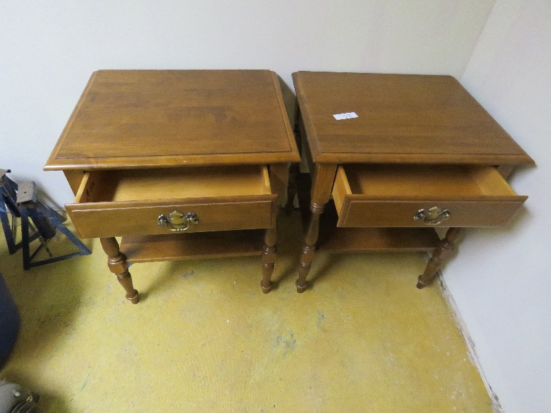 Two Ethan Allen End Tables