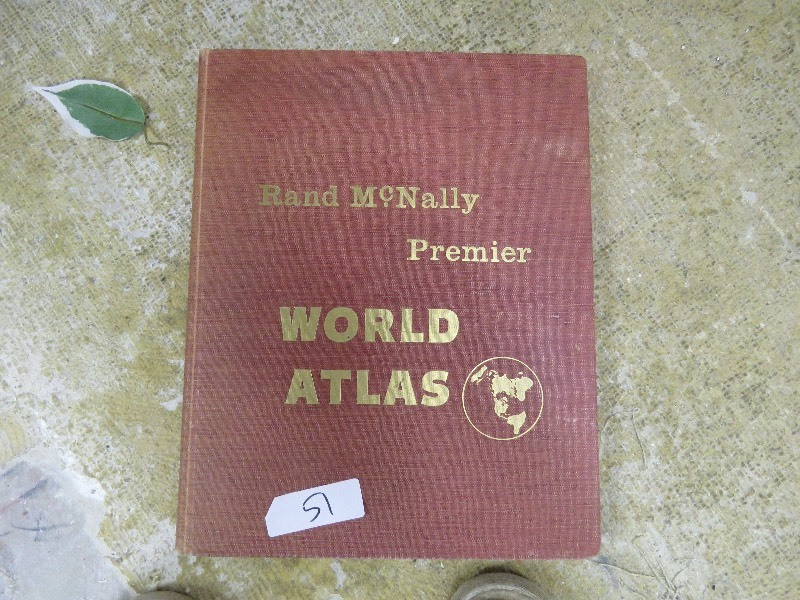 Vintage Rand McNalley World Atlas