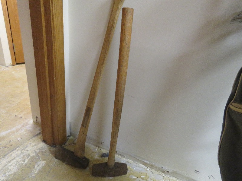 Axe and Sledge Hammer