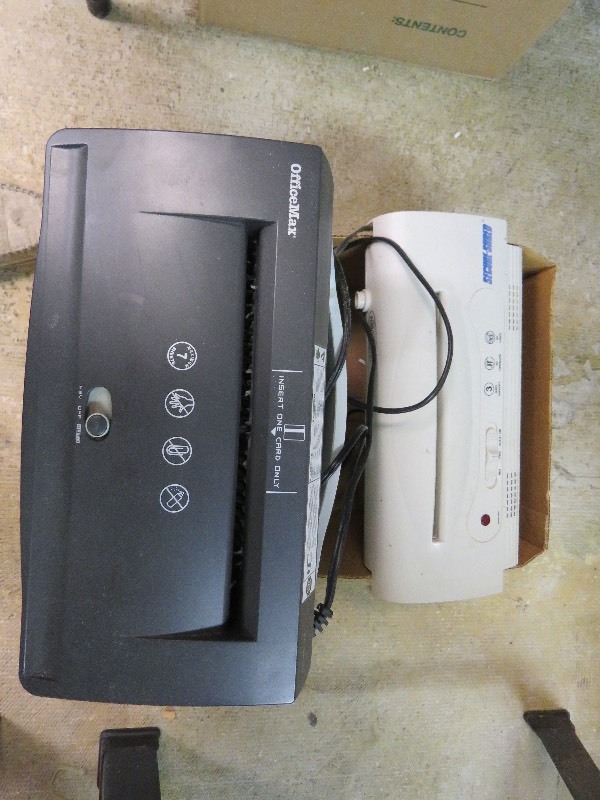 Two Paper Shredders