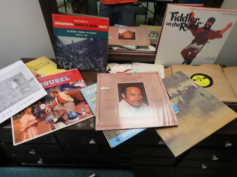 Box of Vinyl Records