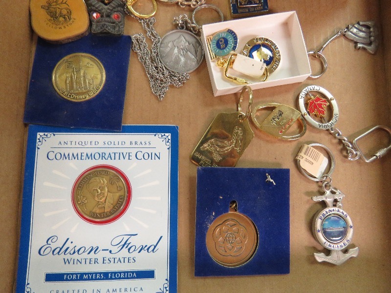 Keychains, Pins and More