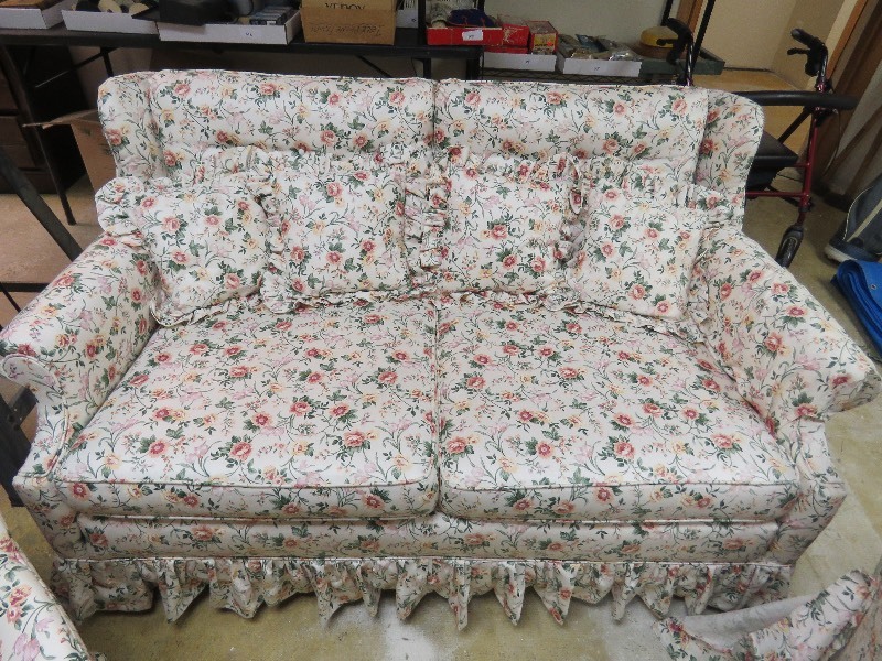Love Seat and Two Chairs