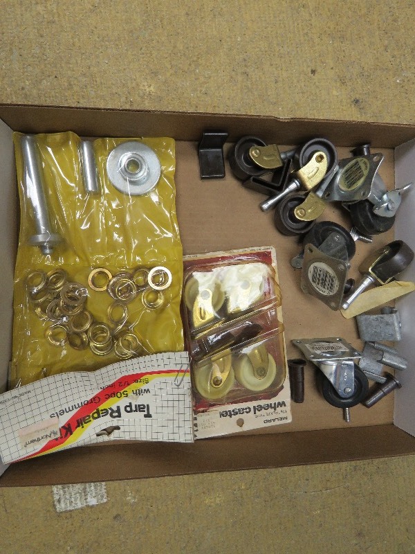 Tarp Repair Kit and Caster Wheels