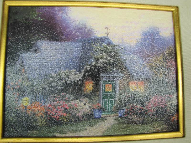 Thomas Kincaid Painting  Canvas