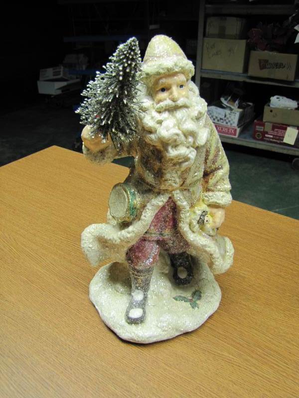 Wood Outdoor Santa
