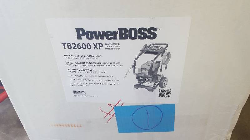 lot 1 image: Troy Bilt Gasoline Pressure Washer TB 2600 XP Honda Engine on PopScreen New