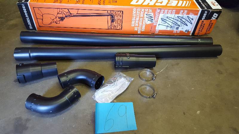 lot 69 image: Echo Rain Gutter Cleaning Kit for ECHO Blower New