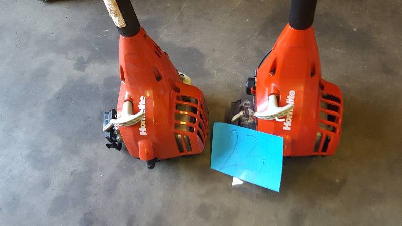 lot 23 image: Lot of 2 Homelite Gas Sgring Trimmers