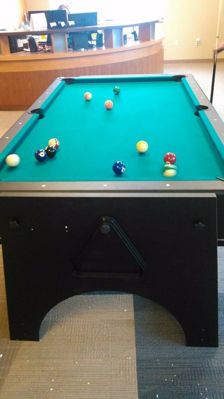 DEMO POOL TABLE 3 IN 1 GAMES TABLE
