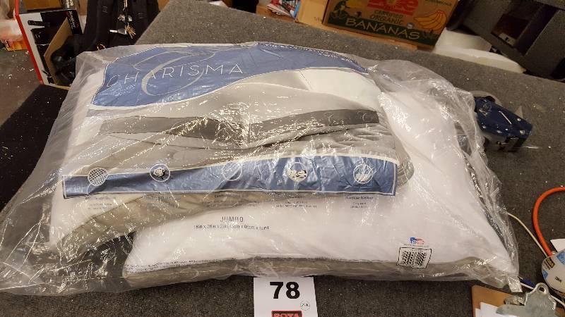 Charisma Jumbo Luxury Down Alternative Pillows, 2 Piece