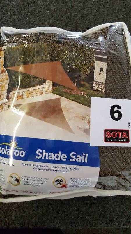 Coolaroo Ready-to-Hang Shade Sail 13 ft. Triangle