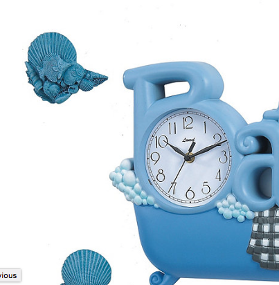 The Bath Clock - Blue