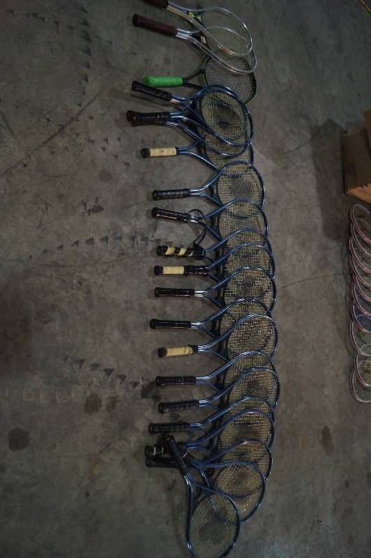 lot 25 image: 21 Tennis Racquets