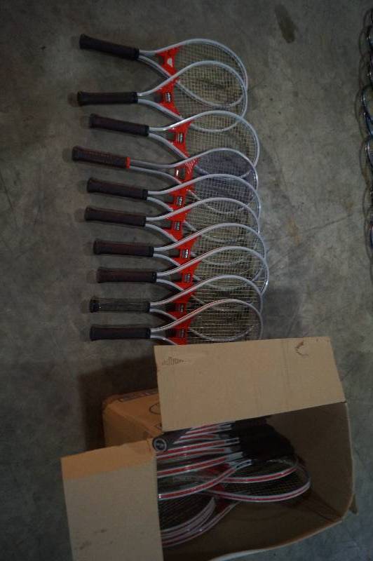 lot 26 image: 30 Tennis Racquets