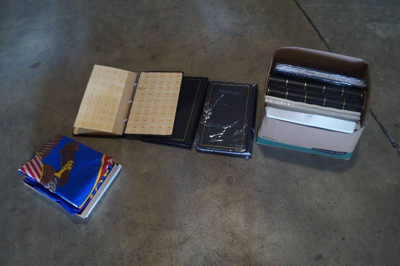 lot 55 image: Binders, Paper, ND Flag