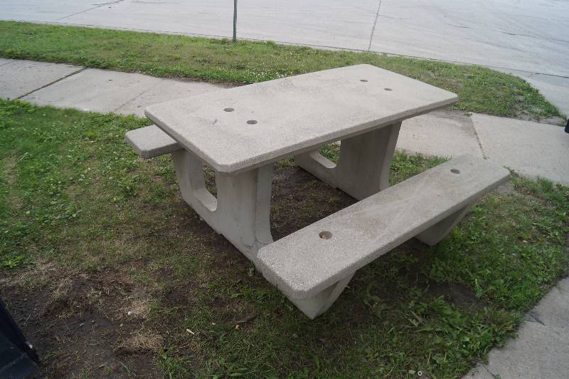 lot 70 image: Concrete Picnic Table