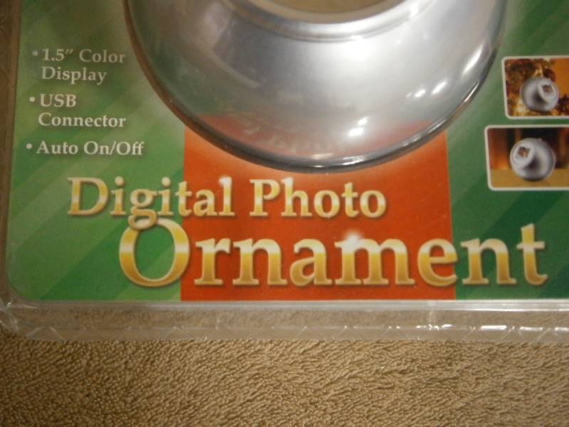 Digital Picture Ornament