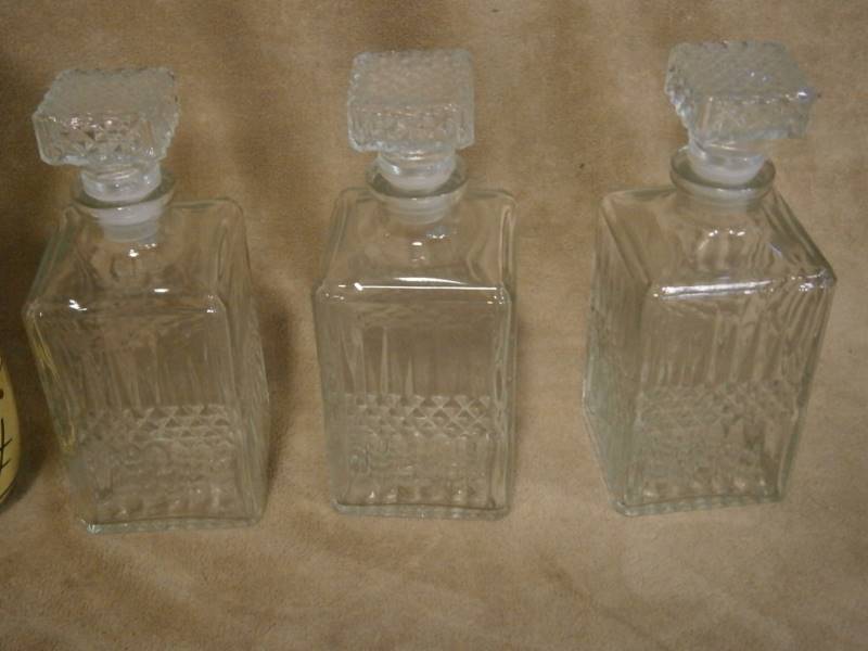 Vintage Whiskey Decanters
