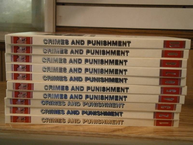 Vol. 1-10 Crimes And Punishment Hardcover Books