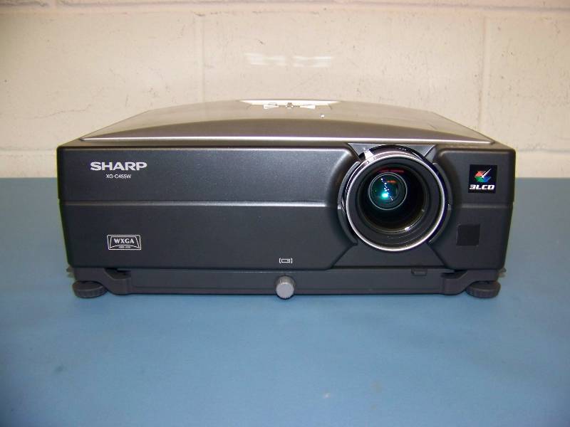 Sharp, XG-C455W, LCD Projector with Remote Control, Cables and Travel Bag