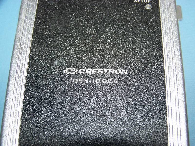 (3) Crestron, Wall Mount Touch Panels, (1) Docking Interface and (1) Amplified Splitter