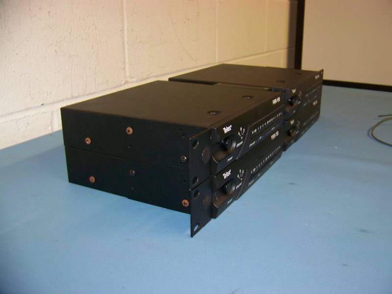(4) Telex, Wireless Microphone  Mic Receivers and (2) Wireless Mic Packs